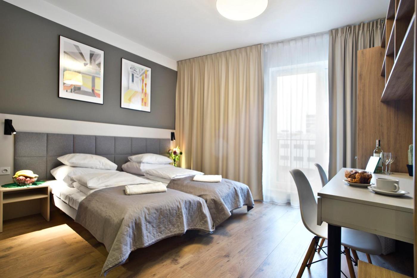 Wolska Serviced Apartments Warszawa Rum bild